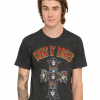 guns n roses cross t shirt